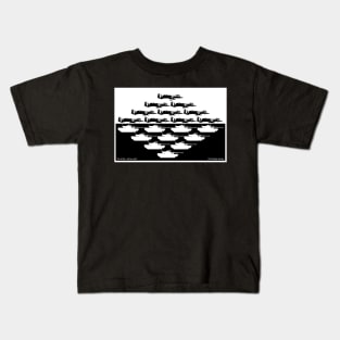Art of War - Escher Style Kids T-Shirt